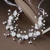 crystal pearl headbands hair vine hair ornaments bride wedding hair accessories new bridal bridesmaid headdress hairband jewelry