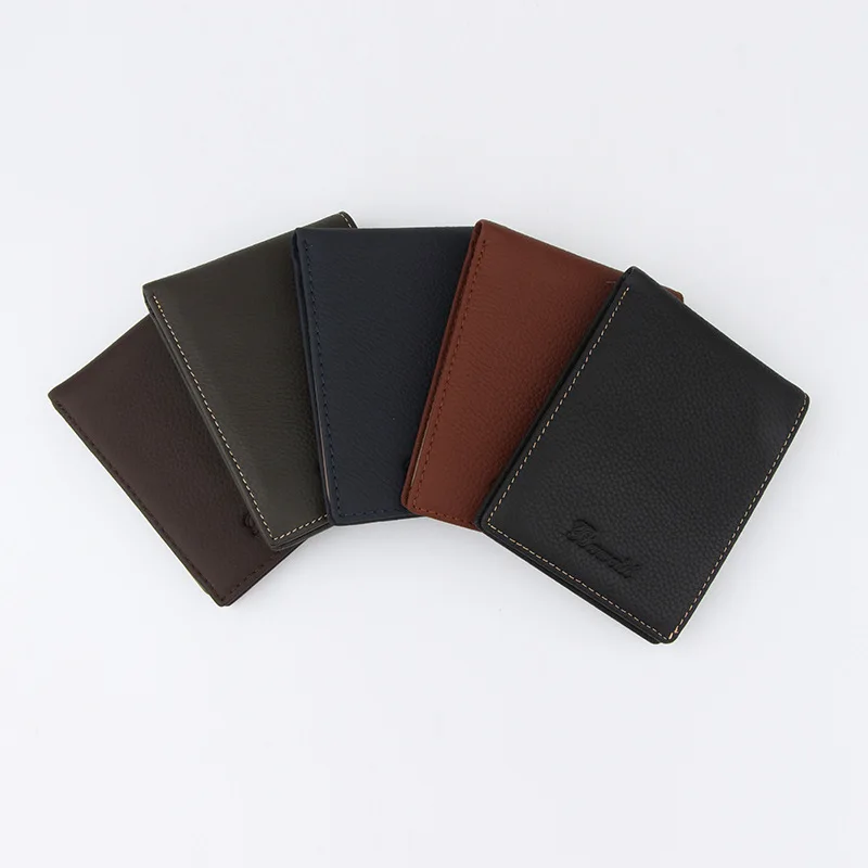 

Leather driver's license wallet men's short first layer driver's license wallet three-in-one multifunctional wallet