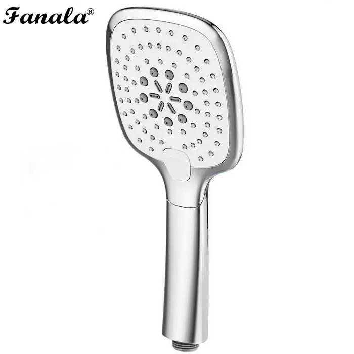 Круглая и квадратная насадка для душа из нержавеющей стали хромированные