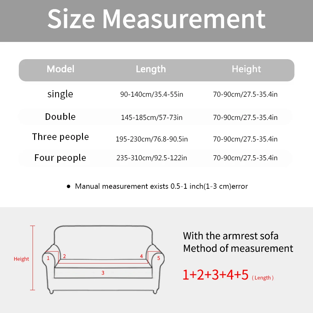 

Multicolor Geometric Sofa Cover Elastic Seater Protector Slipcover Furniture Accessories Cushion Couch Set Plaid Washable