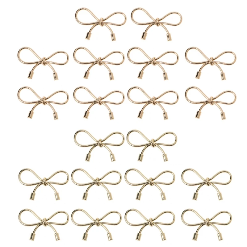 

10Pcs Large Metal Bow Epoxy Resin Mold Findings Bear Decortive Bowtie Mold Fillings Cute Bow Tie Resin DIY Art Crafts