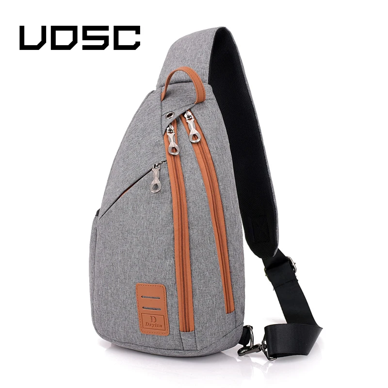 Мужская нагрудная сумка UOSC многофункциональная вместительная слинг через плечо