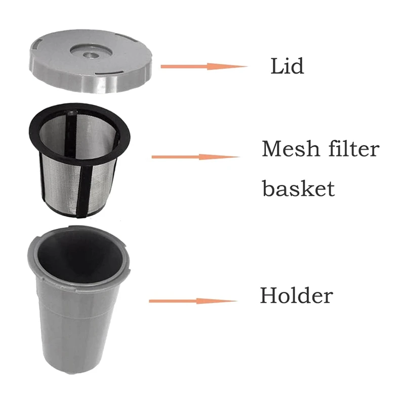 Акция! 2 упаковки многоразовых фильтров для кофе совместимых с Keurig 0 My K-Cup K500 Brewers