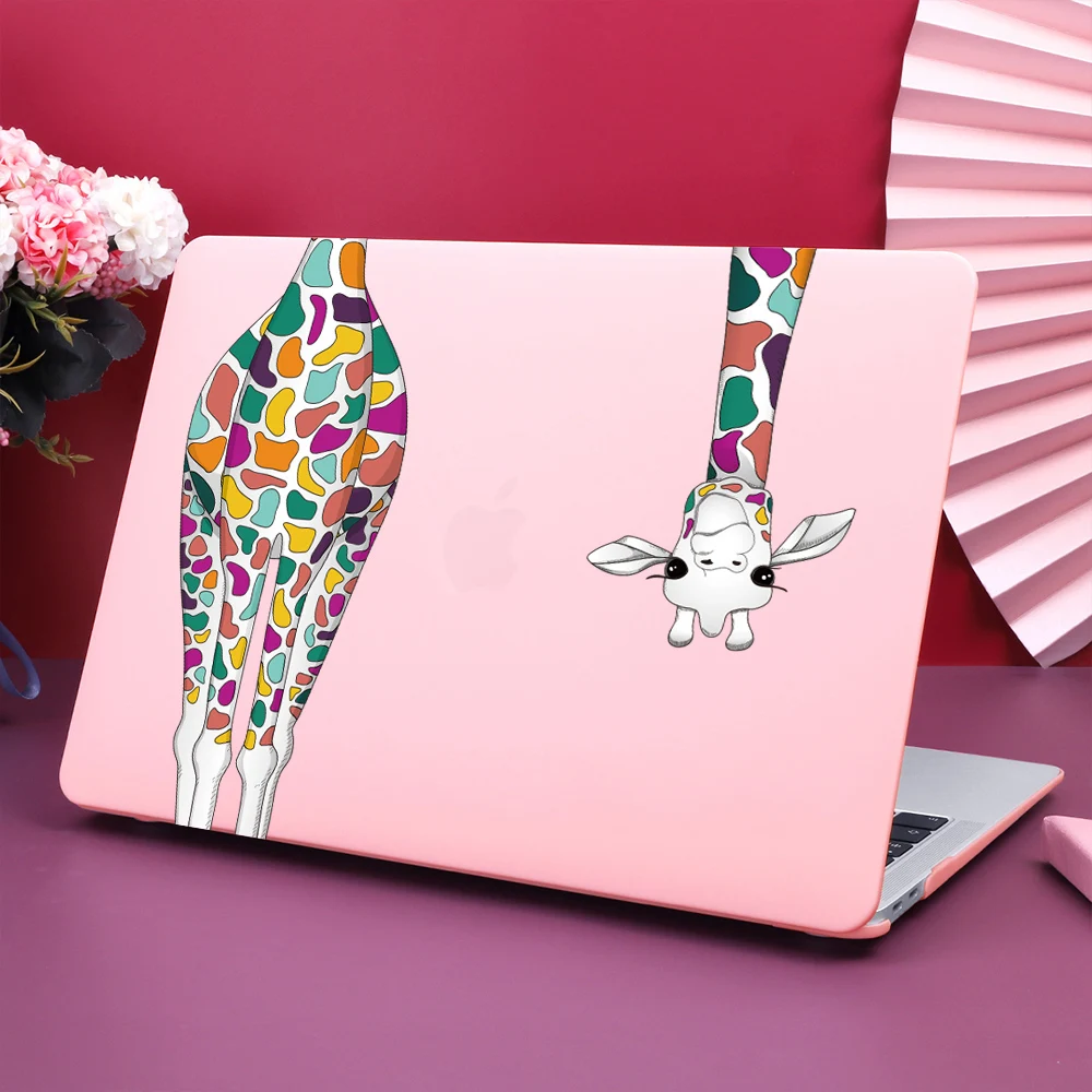 Redlai для MacBook Air Pro Retina 11 12 13 15 16 дюймов 2020 A2251 A2289 A2179 A2338 A2337 Матовый красочный жираф