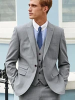 new arrival one button groomsmen peak lapel groom tuxedos men suits weddingprom best blazer jacketpantsvesttie c308