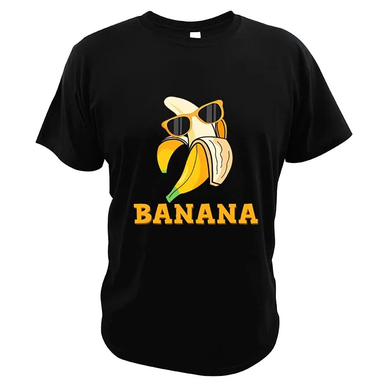 

Banana Republic T Shirt For Men Banana Splits Bowls Funny Graphic Tee Novelty Breathable Summer 100% Cotton Top EU Size