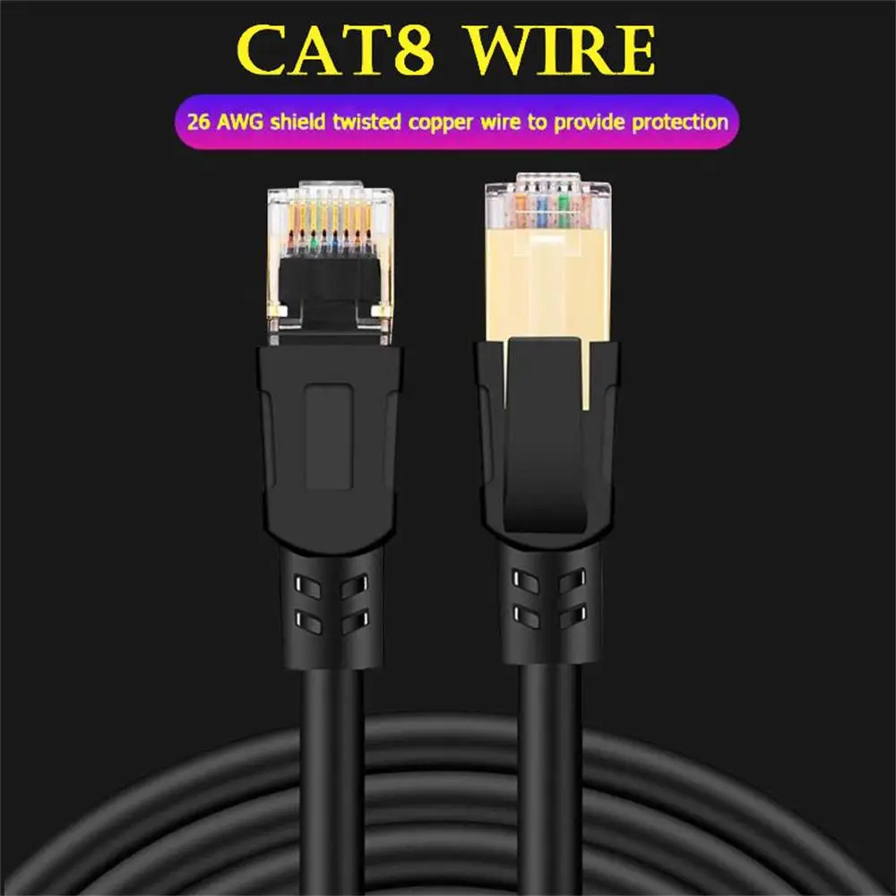 Cat8 Ethernet-кабель RJ 45 сетевой кабель Lan-кабель RJ45 Соединительный шнур 25/40 Гбит/с для