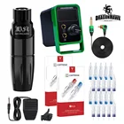 Набор тату-ручек Mast Tour DragonHawk, машинка для перманентного макияжа с картриджными иглами, блок питания с ЖК-дисплеем