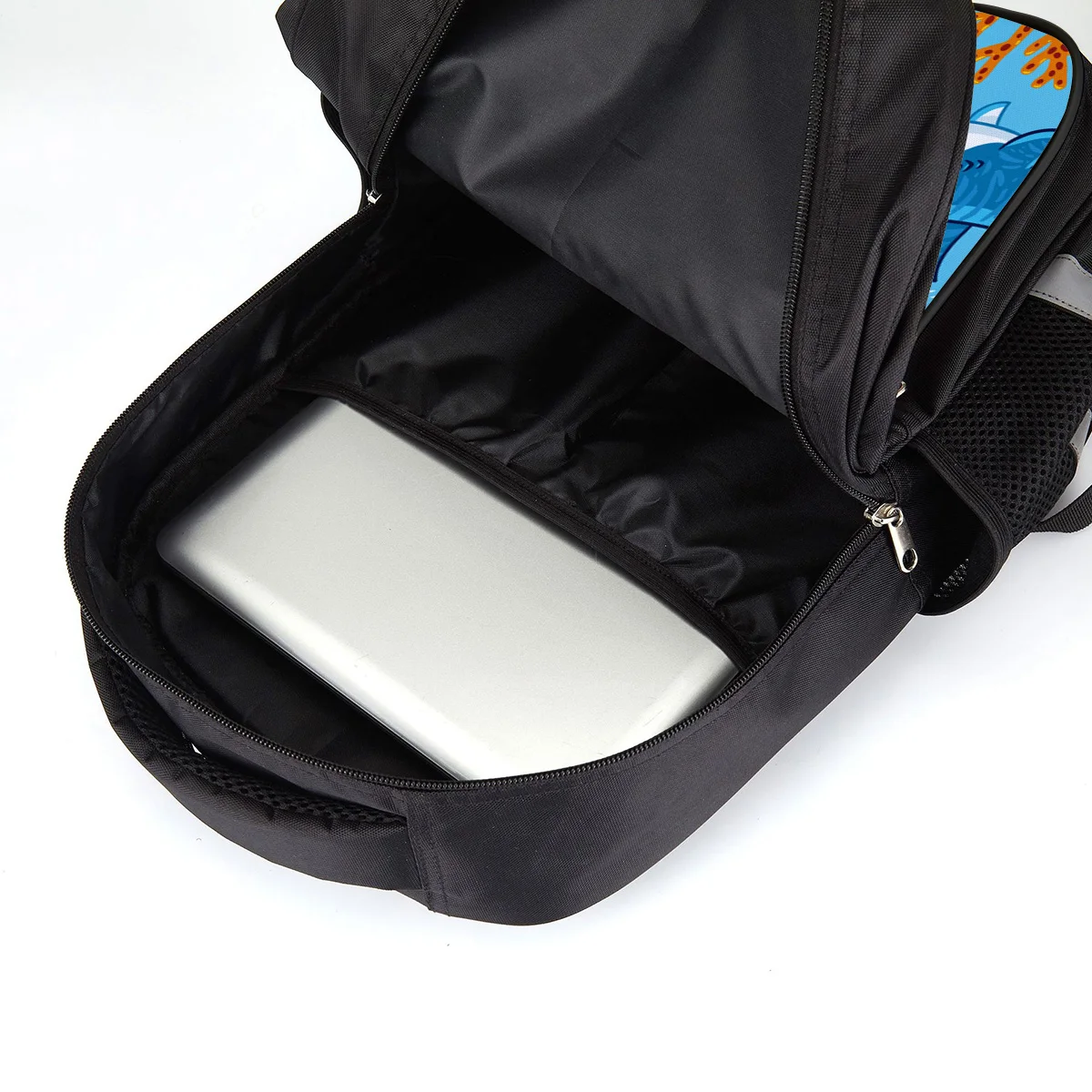 Тактические рюкзаки с рисунком акулы синего цвета уличный рюкзак для ноутбука