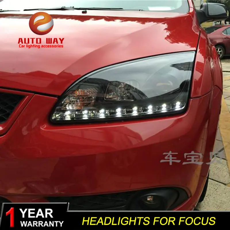 JGD новый стиль для Ford светодиодная фара Focus 2005-2008 Bi-Xenon передняя светодиодные фары
