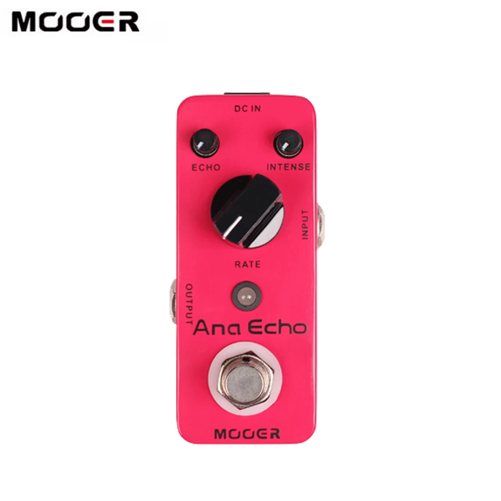 Mooer Ana Echo аналоговая педаль для гитары с задержкой полный аналоговый контур