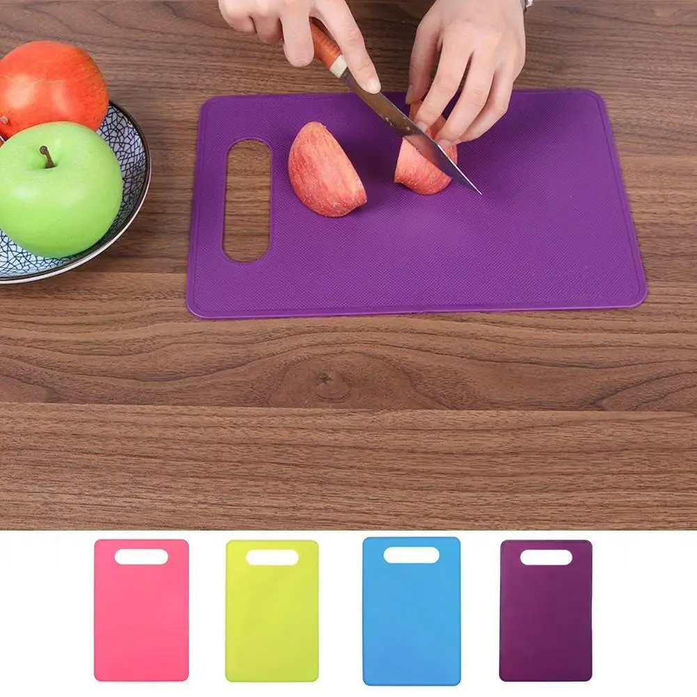 

Creative Multi-function Kitchen Chopping Block Solid Color Non-slip PP Fruit Square Cutting Plate Board Kitchen Cooking Tool
