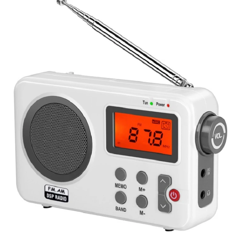 

Портативное цифровое радио AM / FM с ЖК-дисплеем и будильником