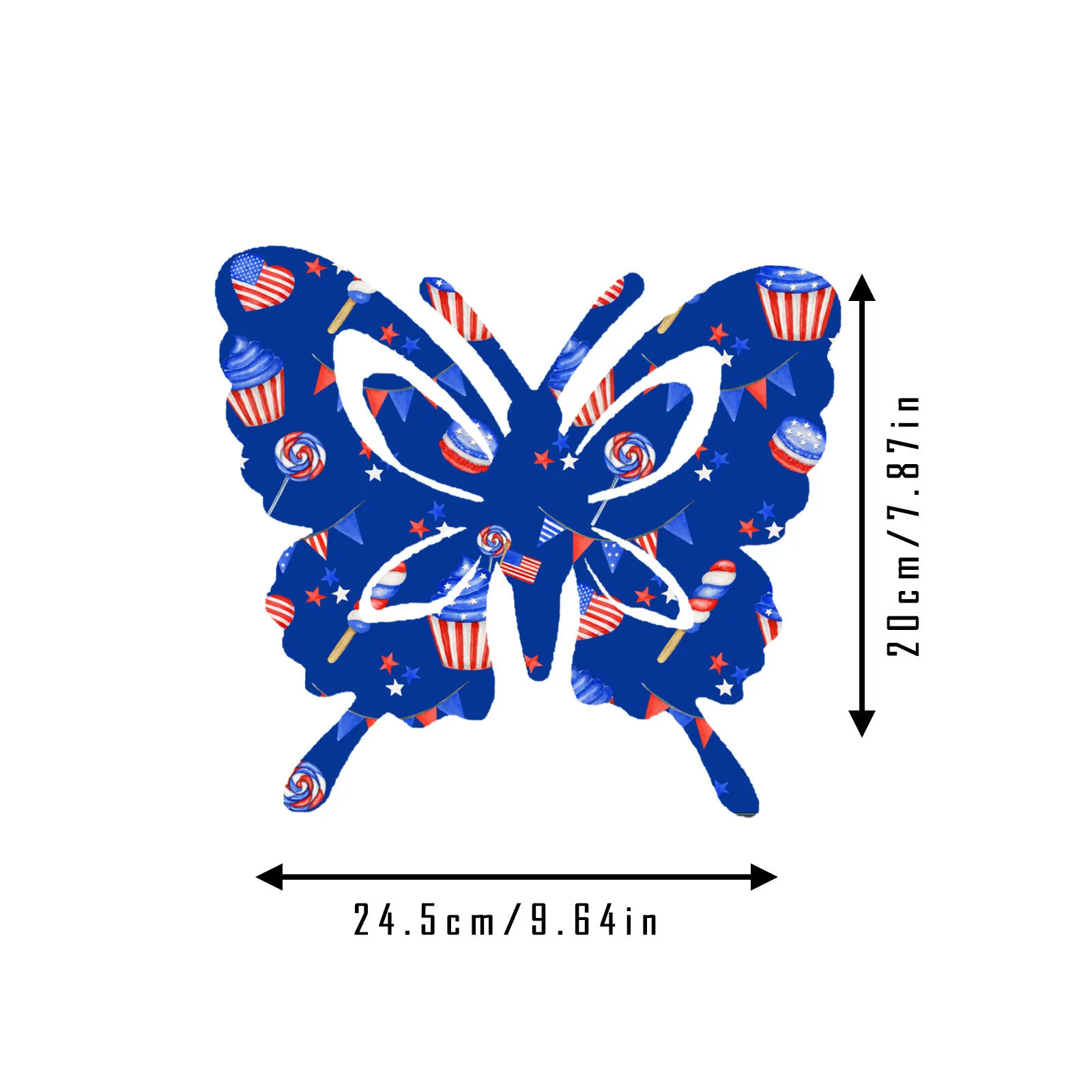 

#56 Garden Butterfly Art Outdoor Garden Backyard Metal Animal Decoration Gift Wall Hanging Crafts Garden Hanging Ornaments