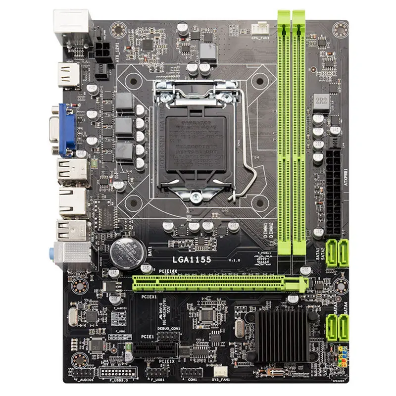 Настольная материнская плата H61 Lga1155 M Atx для Core I3 I5 I7 Sup порт процессора память Ddr3 с