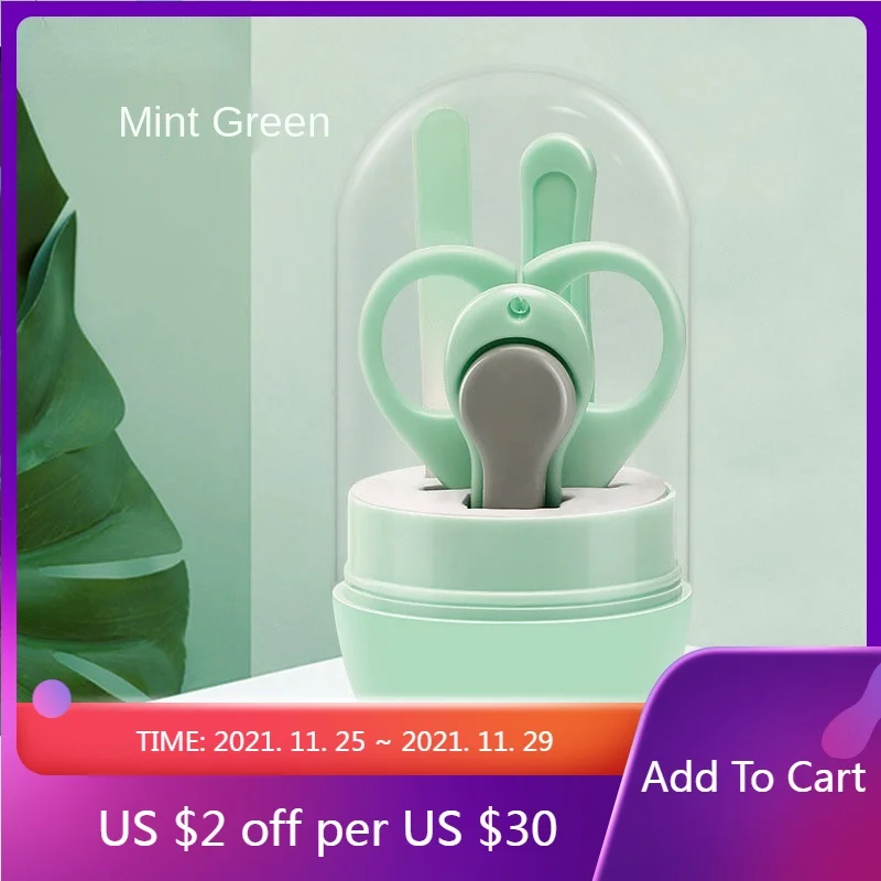 Наборы для ухода за ребенком ножницы ногтей пилочка набор зажимов с крышкой