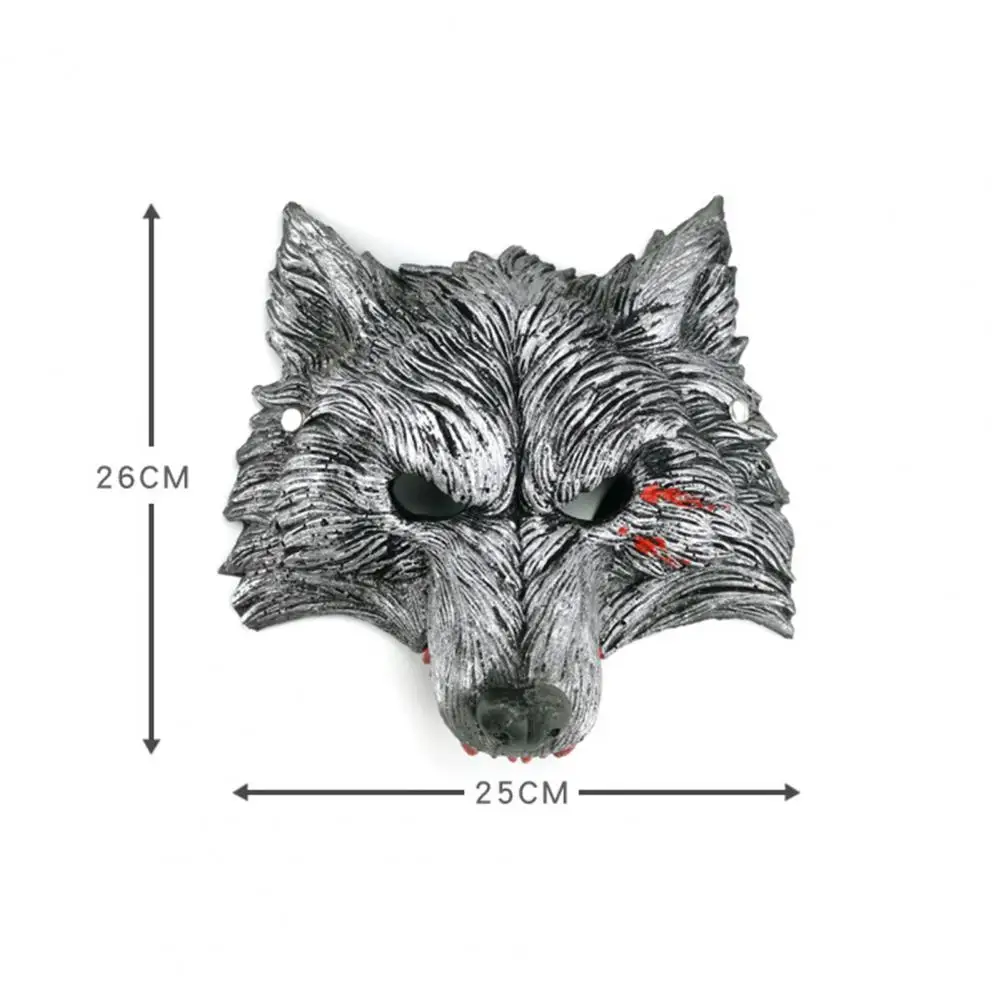 3D маска на Хэллоуин экологическая высокая имитация Волчья реквизит ползучий