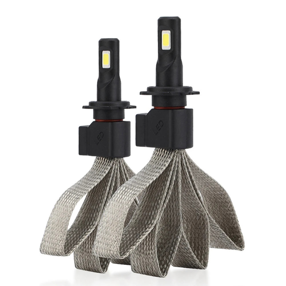 

2PCS S7 COB 2LED Car Headlight 30W 6000K 3200LM IP68 Waterproof Heat-proof Headlight LED Light Bulbs for Car