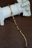 pirmiana custom 18k yellow gold natural pigeon blood red ruby diamond bracelet women jewelry party gift