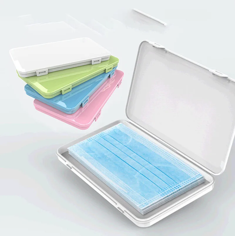 Новинка 2020 коробка для хранения маски лица стандартная упаковочная пылезащитный