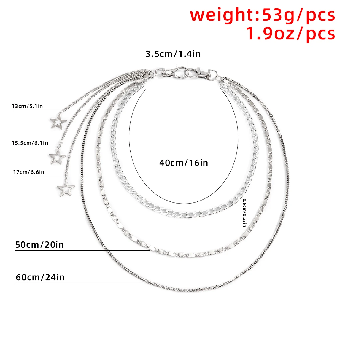 

Punk Hip hop Rock Metal Pants Belt Waist Chains Boho Trendy Cool Star Tassel Harajuku Harness Women Men Unisex Sexy Body Jewelry