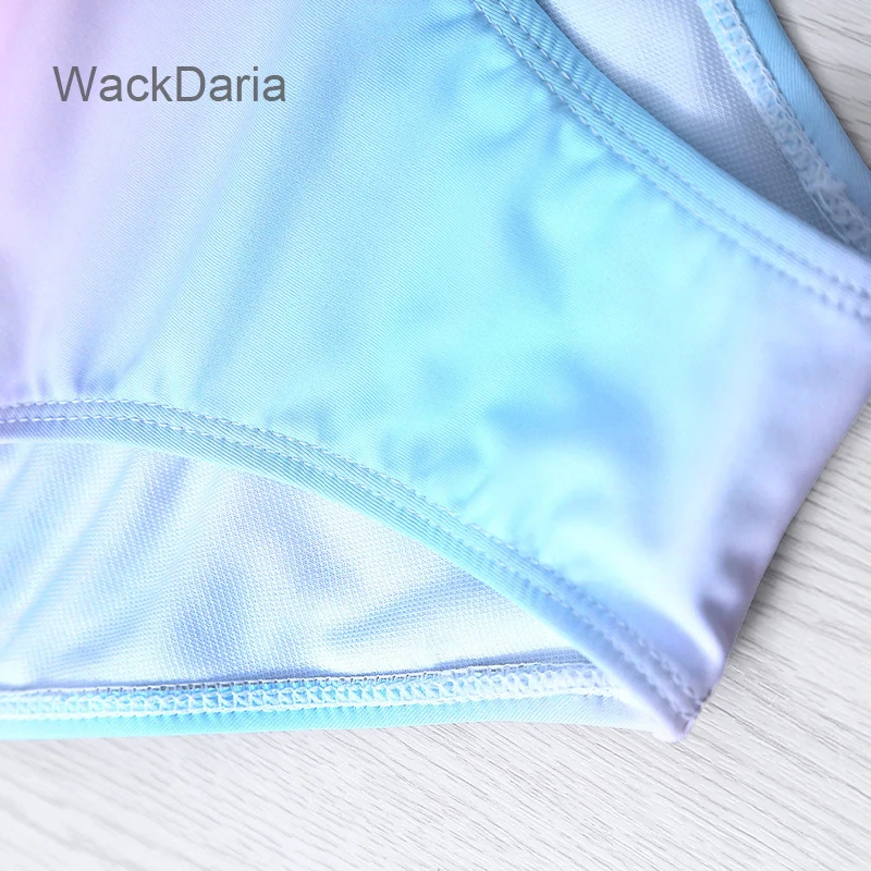 WackDaria, сексуальный комплект бикини mermiad, жемчужная форма, женский купальник, с пуш-ап и бюстгальтером, лето