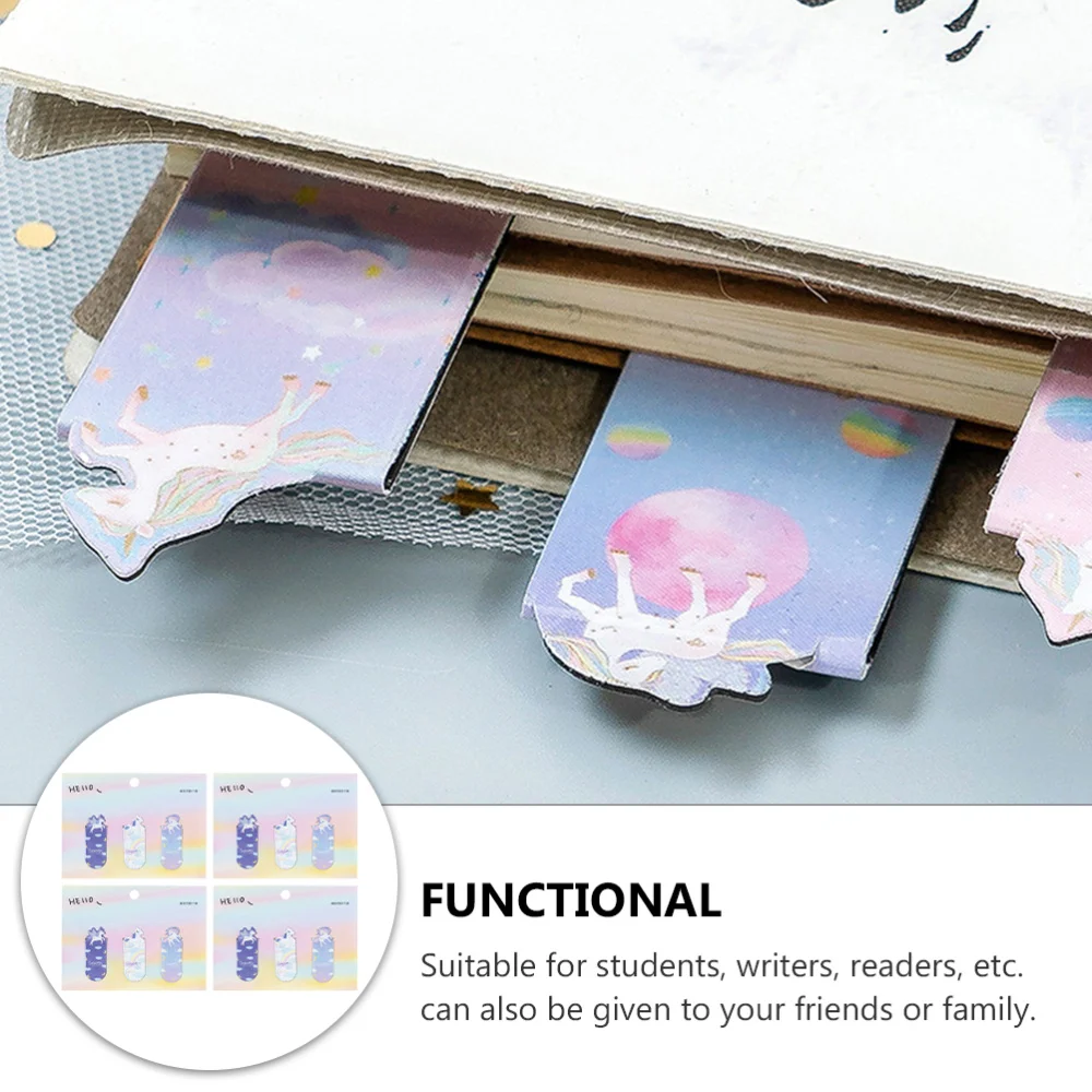 

12pcs Cartoon Bookmarks Magnetic Bookmarks Students Reading Bookmarks