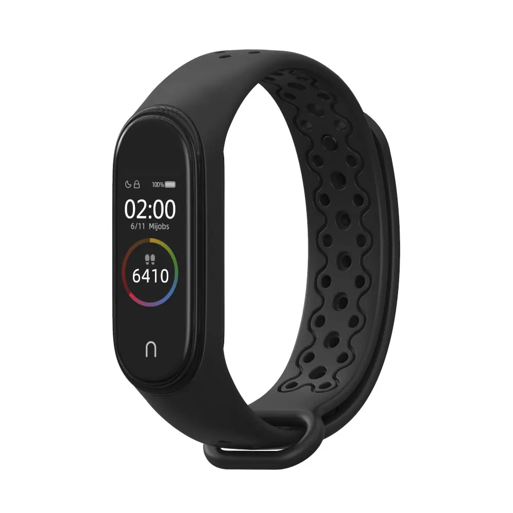 Ремешок для Mi Band 4 3 спортивный браслет Bend ремень Xiaomi Pulseira Opaska My Band4 силиконовый