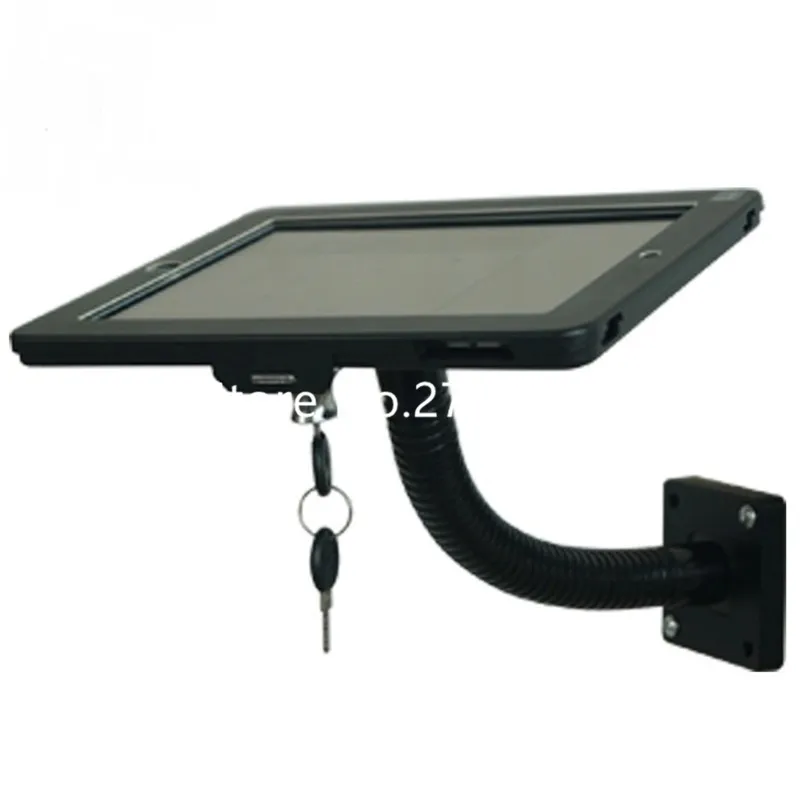 gooseneck for ipad metal case screw fix on the table or wall commercial display table/wall swiveling 9.7 tablet mount holder | Компьютеры