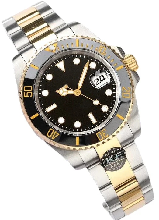 

New Men's Fashion Mechanical Automatic Watch Stainless Steel Ceramic Bezel Sapphire Crystal