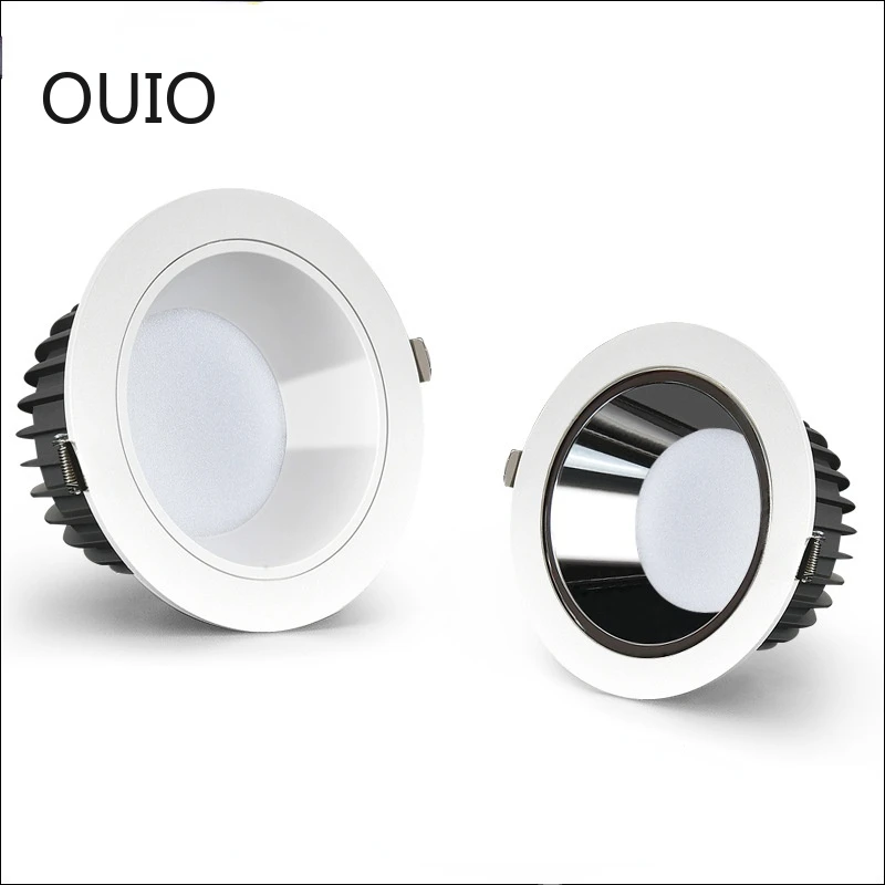 

Recessed LED ceiling light home lighting downlight 9w/20W/30W COB high color rendering die-casting light
