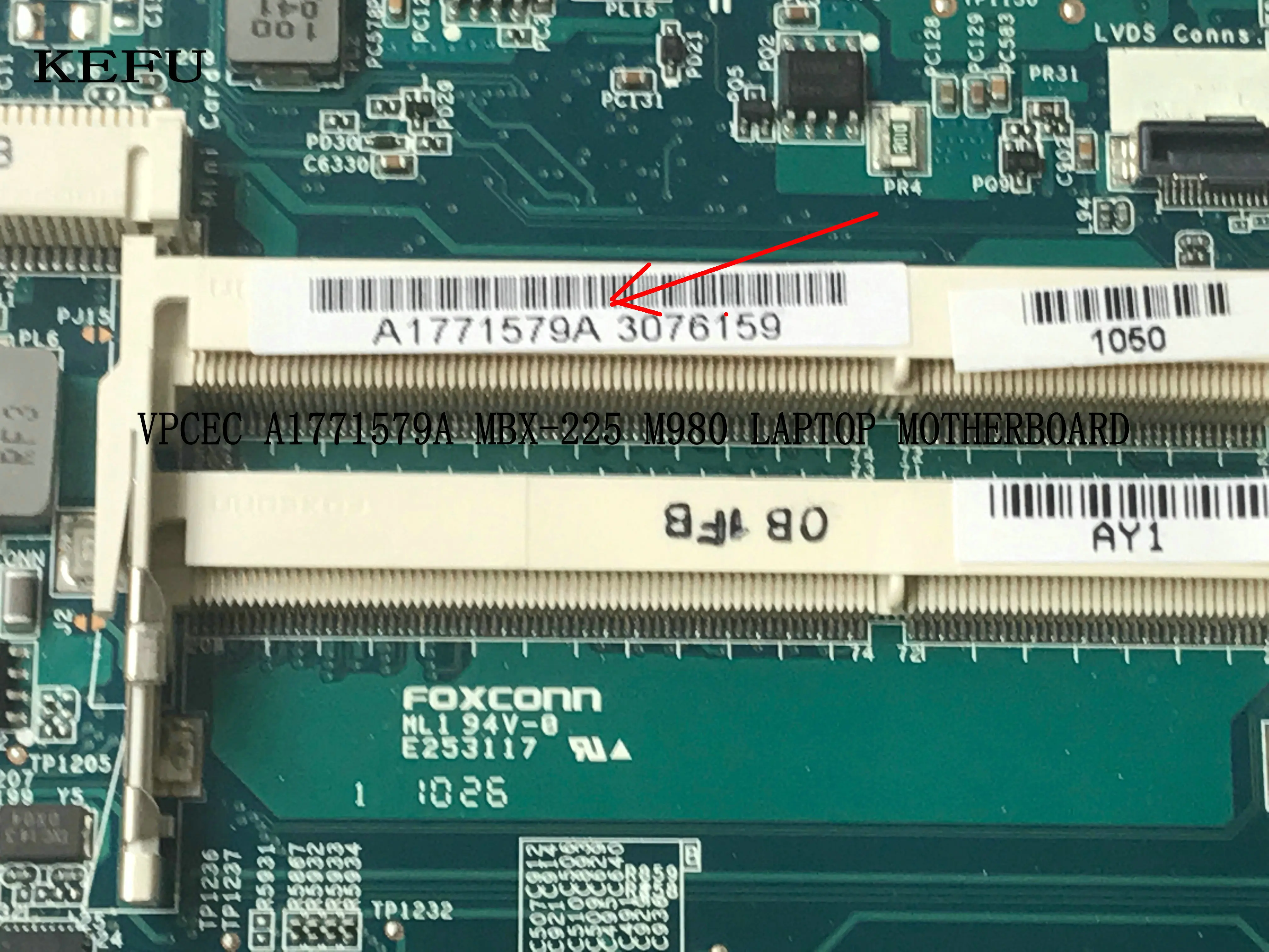 KEFU 100% новый товар материнская плата для ноутбука M980 /M981 REV: 1 Sony серии VPCEC уже
