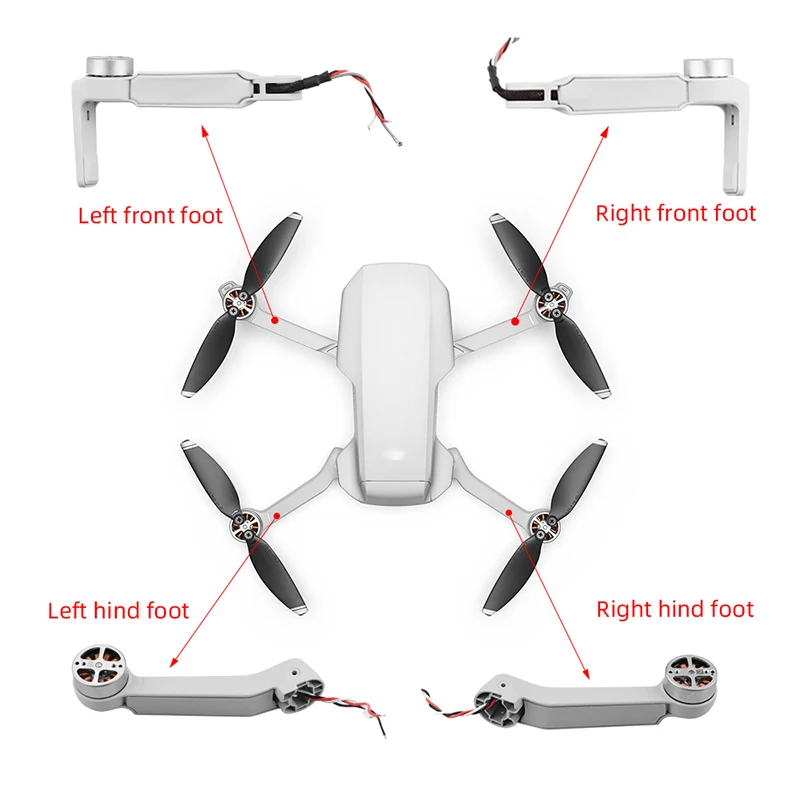 Совершенно новый корпус для рук средняя рамка Нижняя крышка верхняя Mavic мини