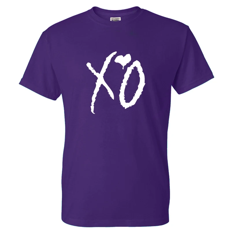 

Summer Men's T-shirt Fashion XO Letter Print Streetwear Men's High Quality Short Sleeve Sports Casual Shirt Oversized T-shirt