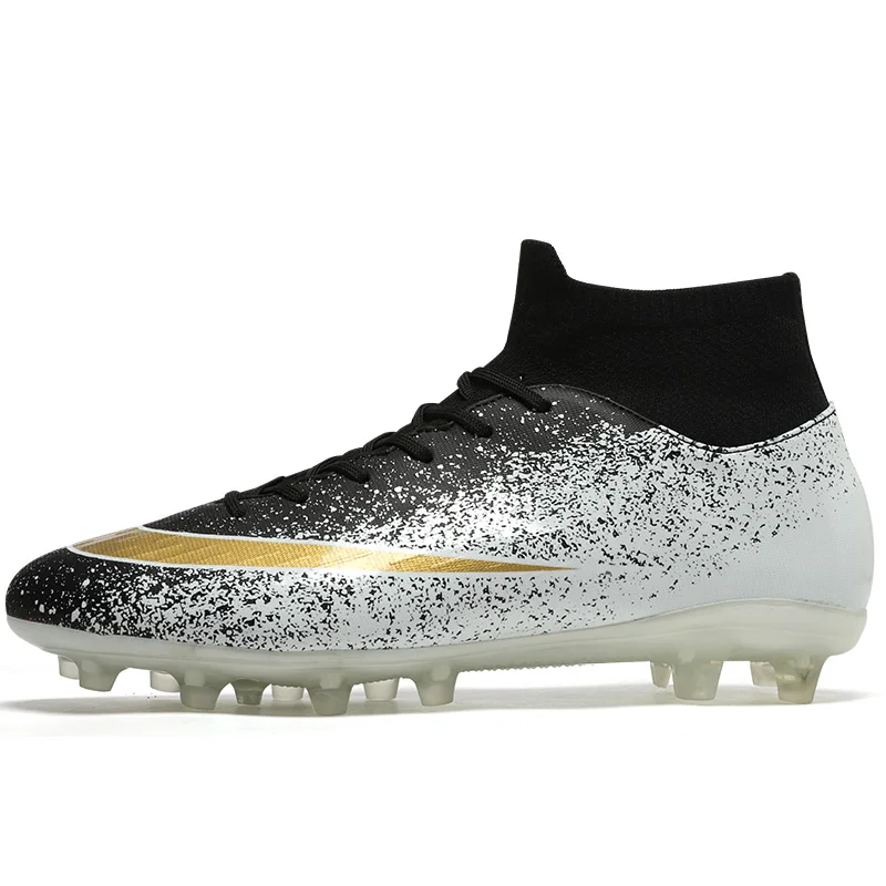 

2021 Men Soccer Shoes Adult Kids TF/FG Football Boots Cleats Grass Training Sport Sneakers Indoor Floor Professional Shoes