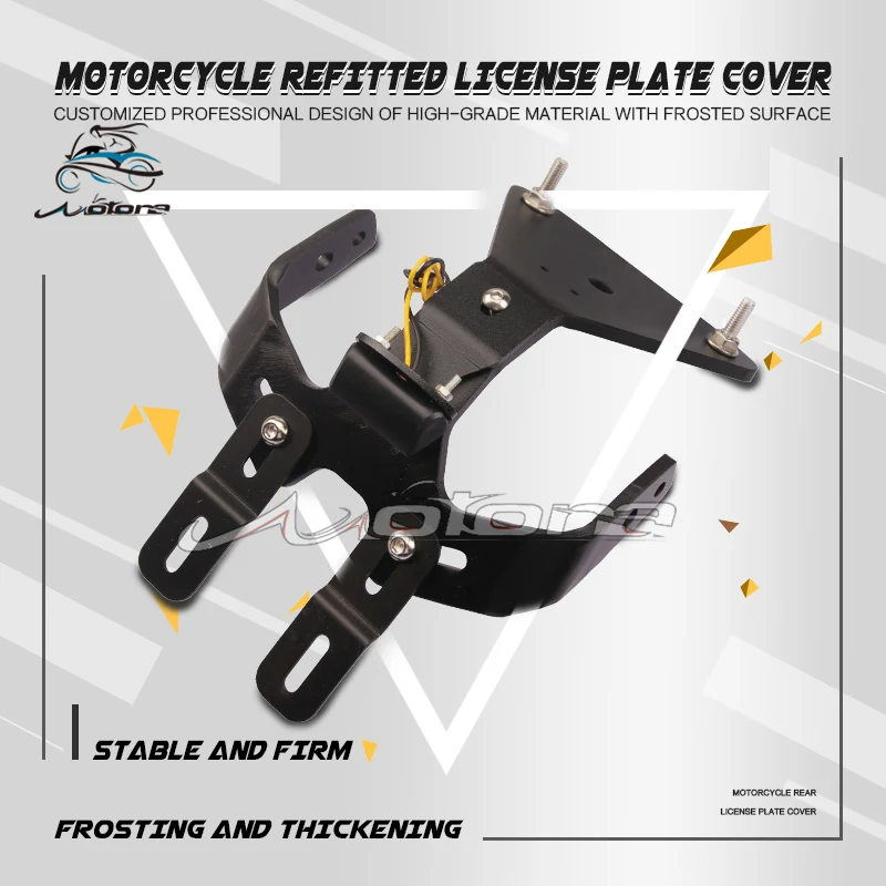 

License Plate Holder LED Light For Aprilia Tuono V4R RSV4 R RSV4 RF RSV4 RR 09-17 Motorcycle Tail Tidy Fender Eliminator