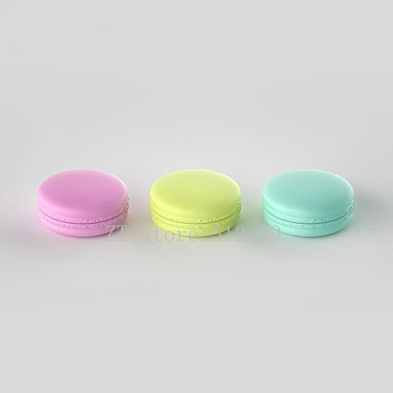 

5g 10/30/50pcs Empty Cosmetic Cute Candy Color PP Containers,DIY Pink/Yellow/Green Cream Jar,Portable Travel Foundation Package