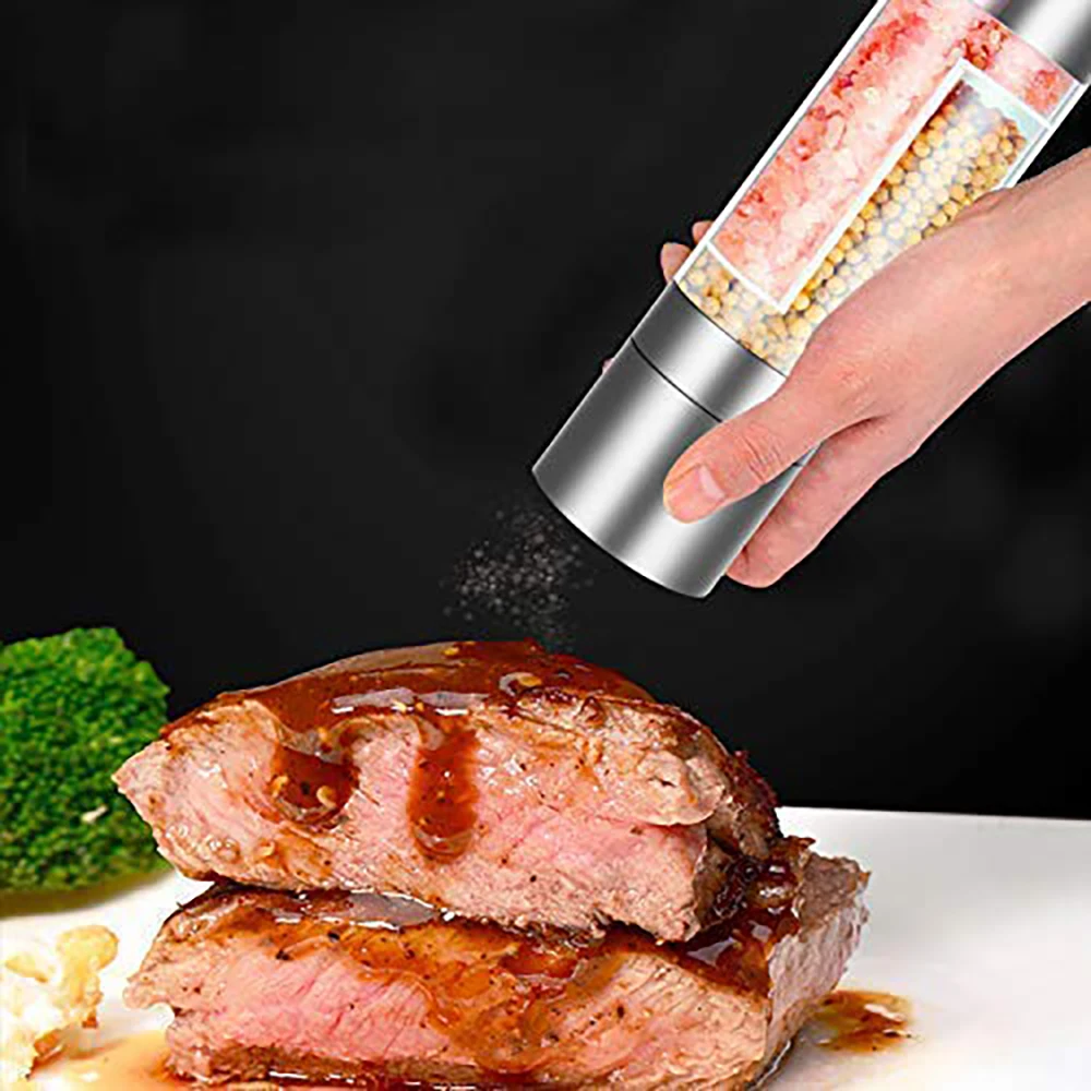 Электрическая перечница для соли и специй автоматическая мельница с