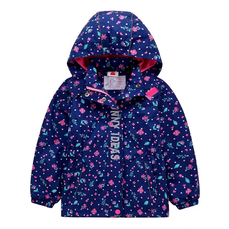 Весна 2021 водонепроницаемая куртка для девочек теплая флисовая ветрозащитная