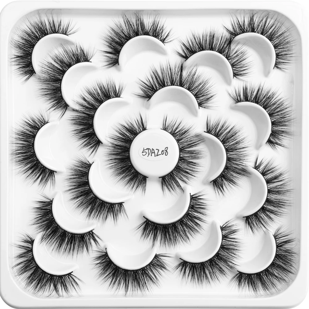 2/4/7/10 пар 3D норковые ресницы натуральные длинные густые ручная работа полные