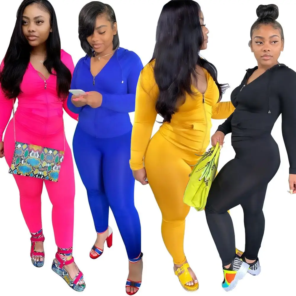 Комплект из двух предметов осенняя Толстовка для женщин бега Femme Женский