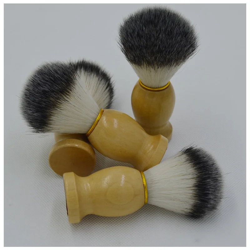 Мужские барсуковые щетки для бритья волос бритвы с краями безопасности прямые