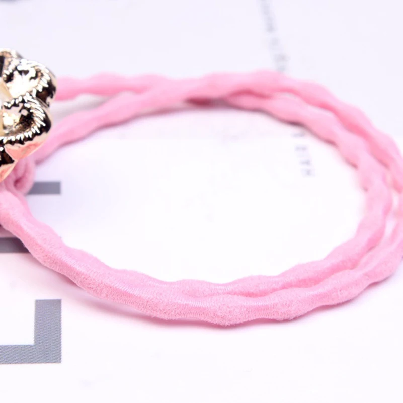 

5Pcs/set Popular Pearl Hair Rubber Bands For Girl Cute Flower Elegant Design Hair Band For Women Hair Accessories For Children