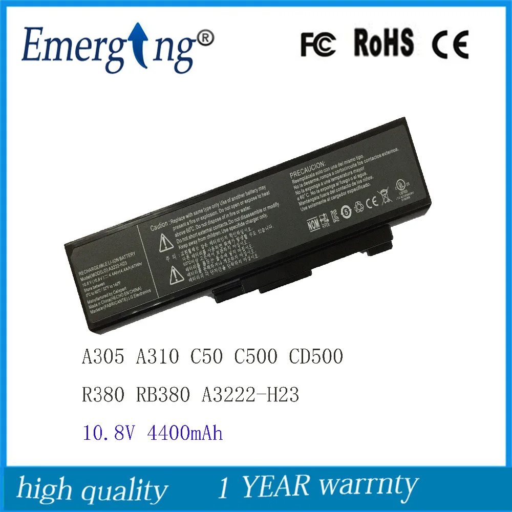 Аккумулятор для ноутбука LG WideBook C50 CD50 C500 A305 A310 R380 RB380 10 8 A3222-H23 в 47 Втч | Компьютеры и