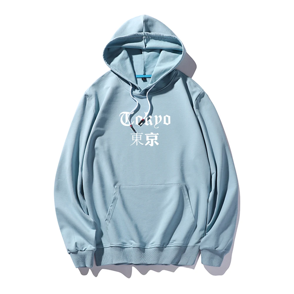 

Japan Harajuku Male Hoodies Tokyo City Printing Pullover Sweatshirt Hip Hop Streetwear Men Hooded Sweatshir Sudadera Hombre