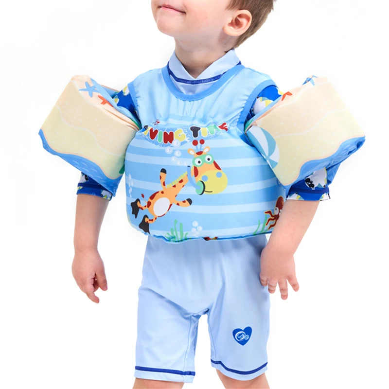 

Swim Aids for Toddlers Kids Learn to Swim Life Jackets for Toddlers Swim Aid Floater Life Vest XR-Hot