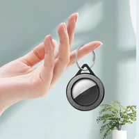 case compatible with airtags case with keychain ring protector cover for airtags bluetooth sale household merchandises