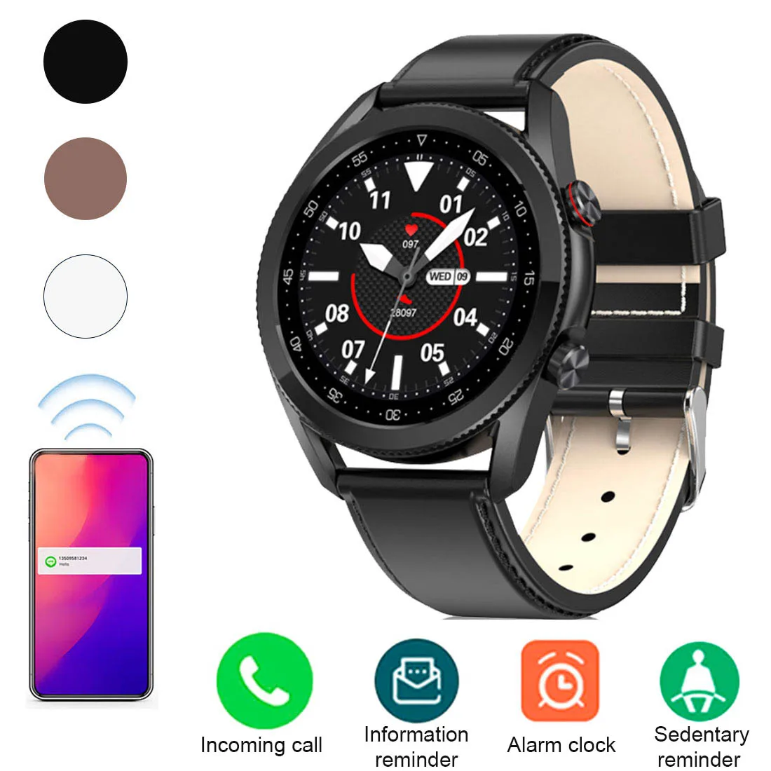 

2021 New L19 Smart Watch Men Bluetooth Call ECG PPG IP68 Waterproof Full Touch Fitness Tracker VS L5 L8 Women GTS Smartwatch