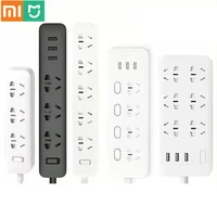 original xiaomi mijia power strip 2a fast charging 3 usb ports and 3 sockets 4 control mi home with eu au uk ua plug adapter