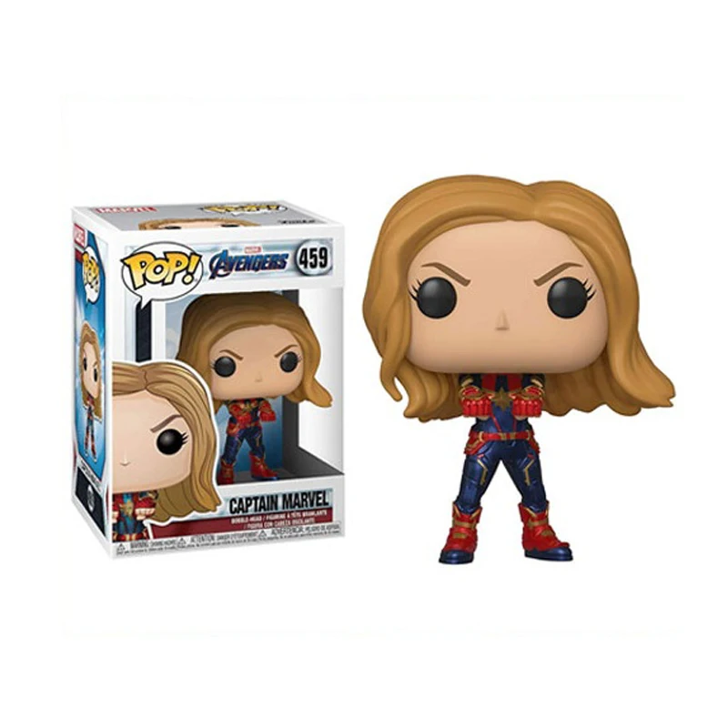 Funko pop Marvel Avenger final Captain Marvel 459 vinyl action doll model toy for children's Christmas gift collection
